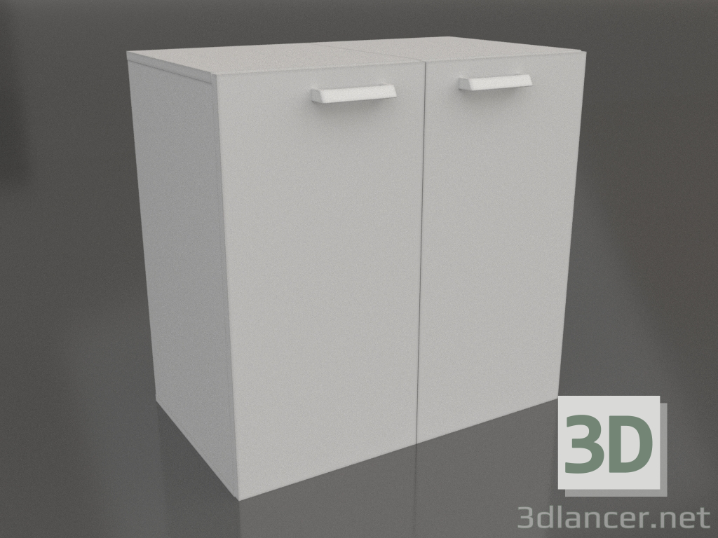3d model Built-in cabinet LK-750 TD-V (with doors) 900 - preview