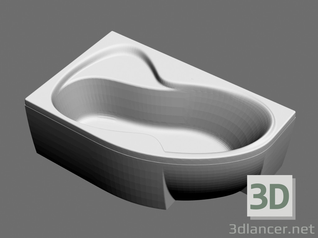 modèle 3D Set de bain asymétrique Rosa II-170 L - preview