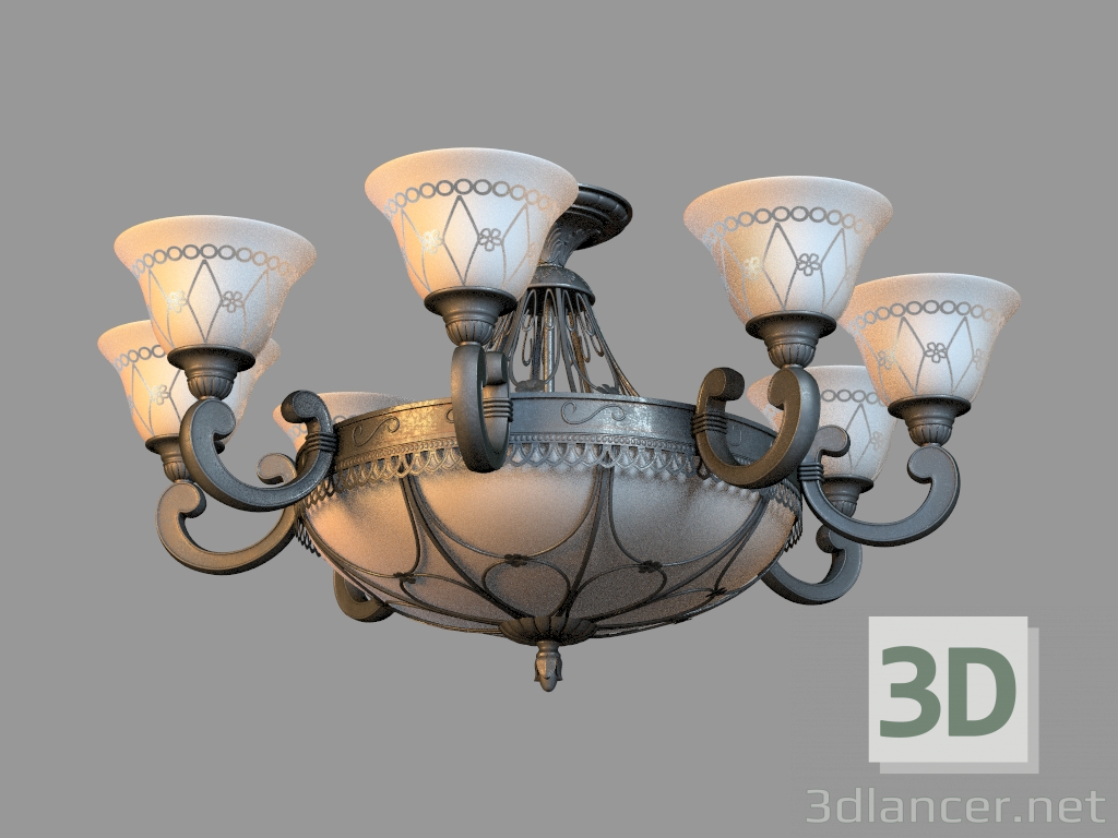 modello 3D Lampadario 382012812 - anteprima