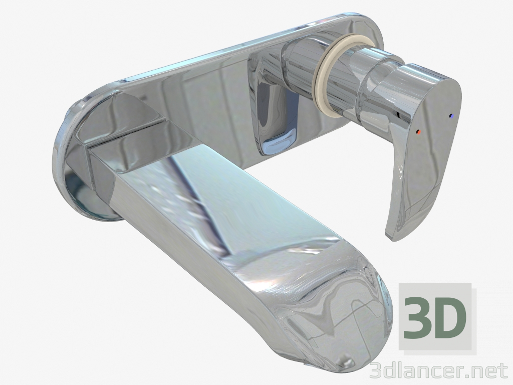 Modelo 3d Misturador para lavatório de parede Werbena (BCW 054L) - preview