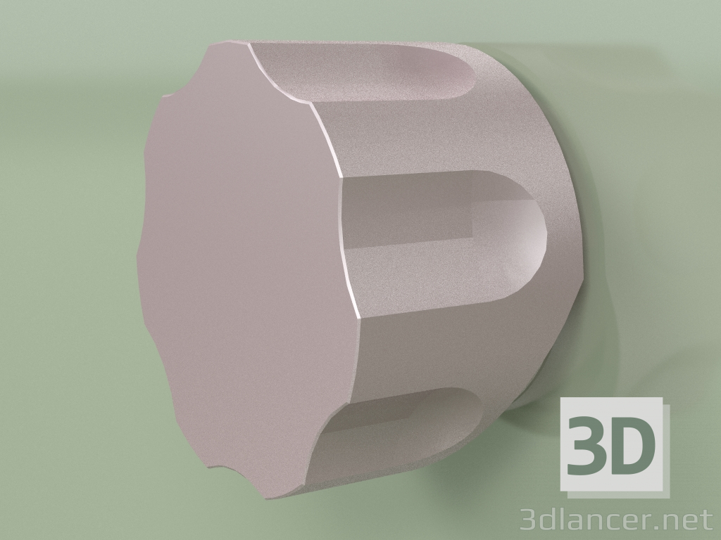 Modelo 3d Misturador monocomando de parede Ø 63 mm (17 63 T, OR) - preview