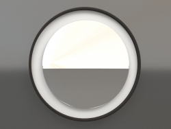 Mirror ZL 19 (D=568, white, wood brown dark)