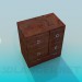 3d model Chest of drawers - preview