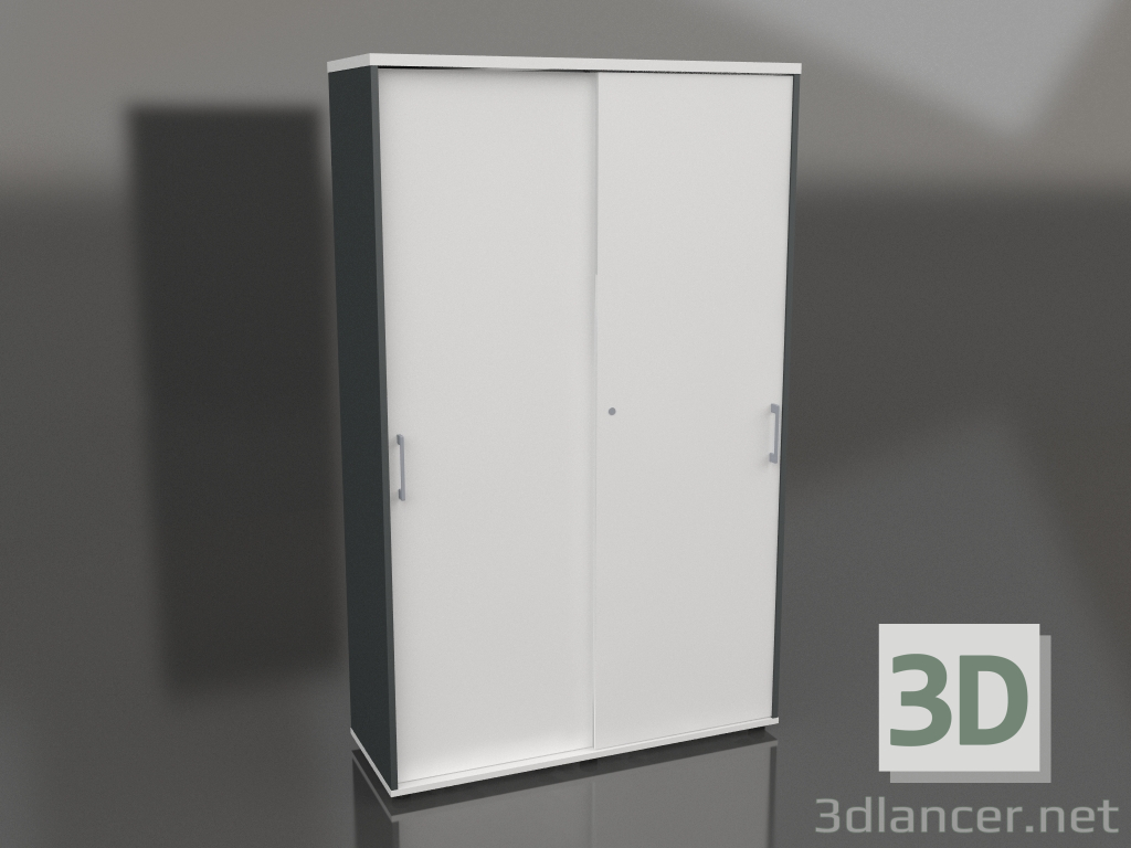 modello 3D Armadio con ante scorrevoli Standard MEA5P06 (1200x432x1945) - anteprima