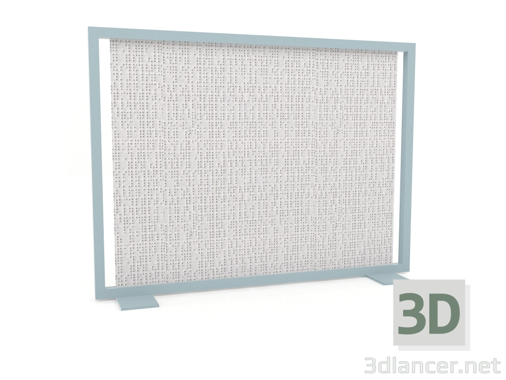 3d модель Екранна перегородка 150x110 (Blue grey) – превью