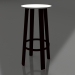 modèle 3D Tabouret haut (Noir) - preview