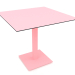 Modelo 3d Mesa de jantar com perna de coluna 80x80 (rosa) - preview