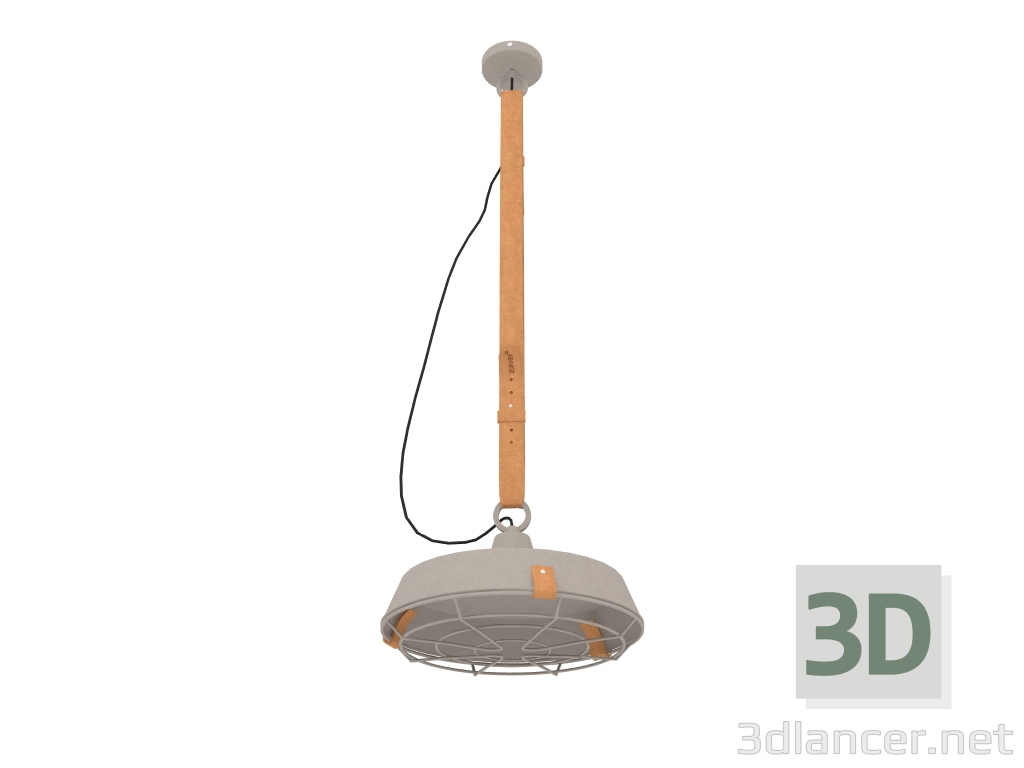 Modelo 3d Candeeiro suspenso Dek 40 (cinza) - preview