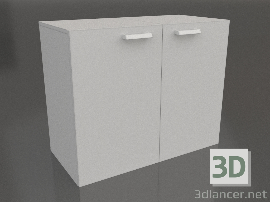 3d model Armario empotrado LK-900 TD-V (con puertas) 900 - vista previa