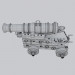 3d Naval gun "Unicorn". Vessel cannon Unicorn model buy - render