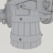 3d Naval gun "Unicorn". Vessel cannon Unicorn model buy - render