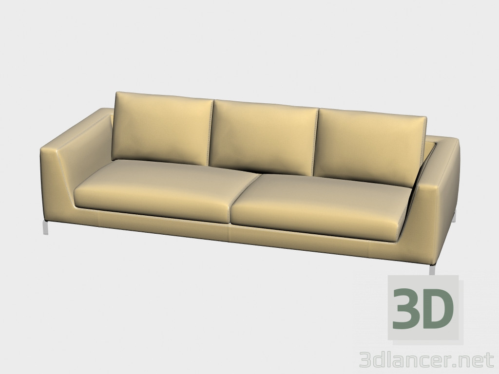 3d model Sofá Ray directa - vista previa