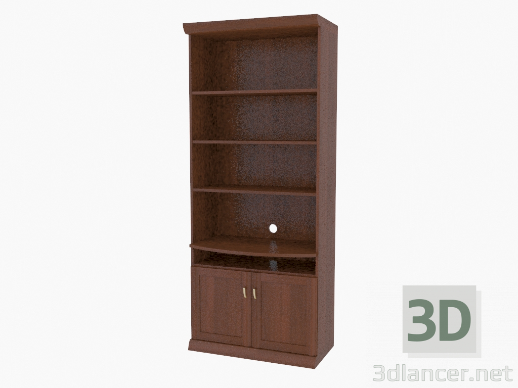 3d model Armario con estantes abiertos (261-11) - vista previa