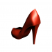 modello 3D di Scarpe col tacco femminile in rosso. comprare - rendering