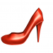 modello 3D di Scarpe col tacco femminile in rosso. comprare - rendering