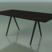 3D Modell Rechteckiger Tisch 5432 (H 74 - 90x180 cm, Beine 180 °, furniert L21 wenge, V44) - Vorschau