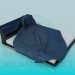 modello 3D Letto - anteprima