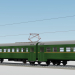 3d Electric train ER2 model buy - render