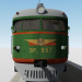 3d Electric train ER2 model buy - render