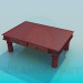 3d model Coffee table with drawers - preview