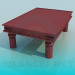 3d model Coffee table with drawers - preview