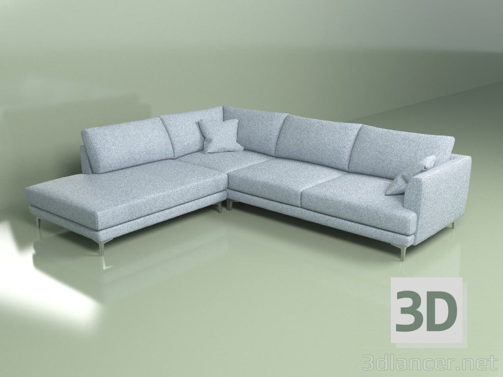 3d model Sofá rinconera Andango - vista previa