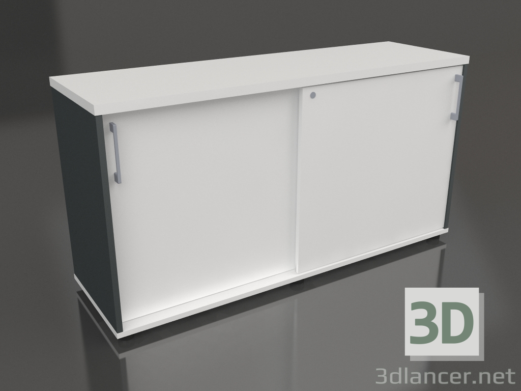 3d model Armario puertas correderas Standard A2P14 (1410x432x740) - vista previa