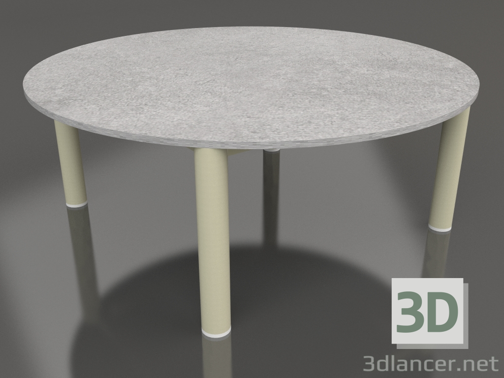 Modelo 3d Mesa de centro D 90 (Ouro, DEKTON Kreta) - preview