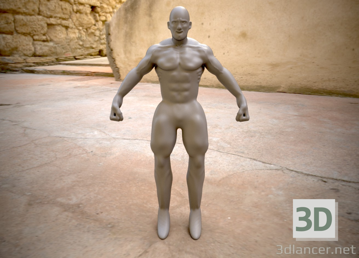 modèle 3D Homme - preview