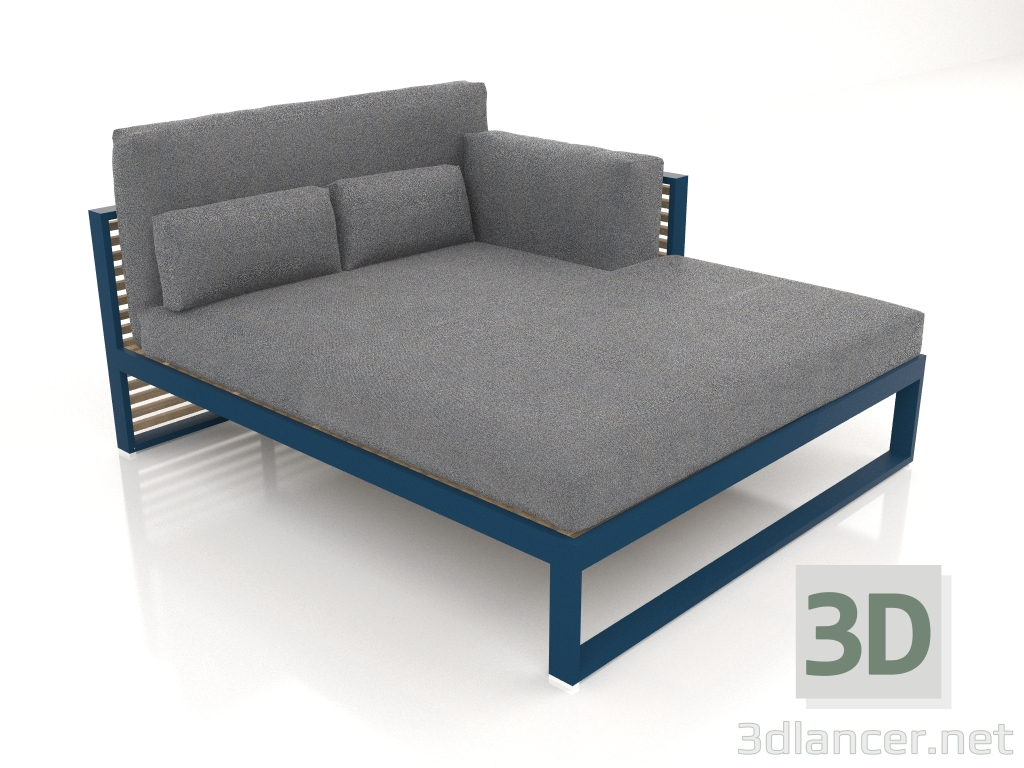 3d модель Диван модульний XL, секція 2 права, висока спинка (Grey blue) – превью