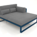 3D Modell XL-Modulsofa, Abschnitt 2 rechts, hohe Rückenlehne (Graublau) - Vorschau