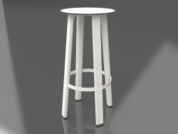 Tabouret haut (Blanc)