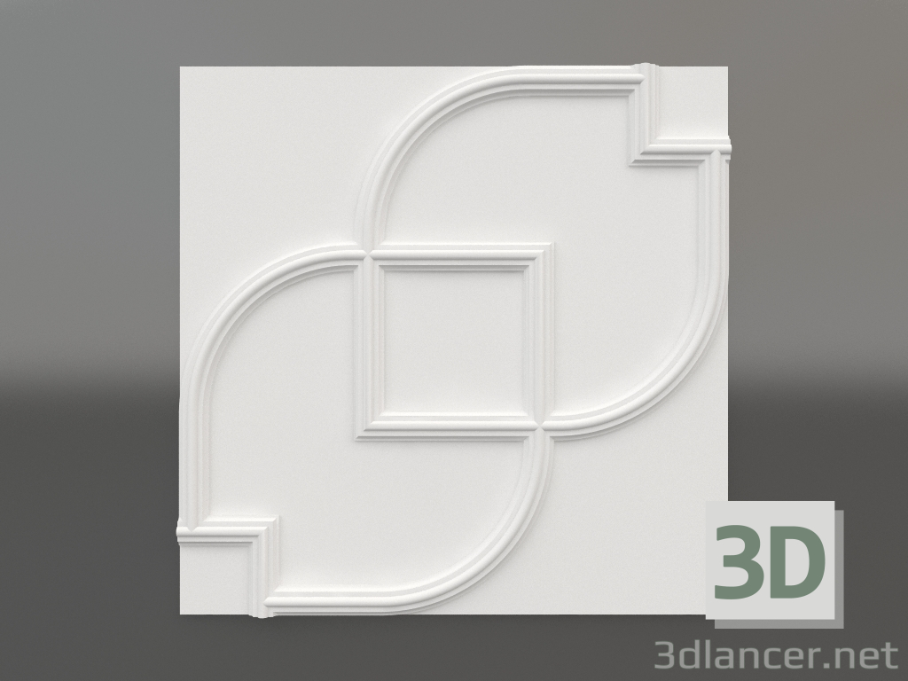 Modelo 3d painel 3d 002 - preview