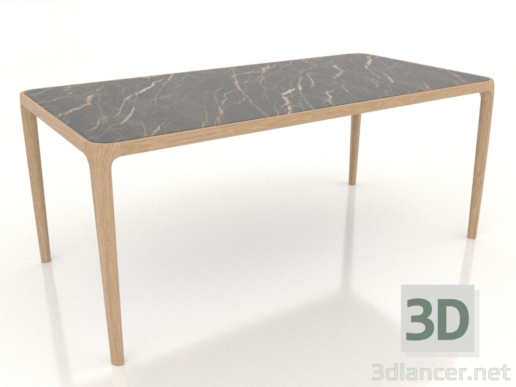 3d model Casauri table with porcelain stoneware 1800x900 mm (Oak bleached, option 2) - preview 3d model Casauri table with porcelain stoneware 1800x900 mm (Oak bleached, option 2) - preview