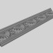 Modelo 3d Moldura decorativa - preview