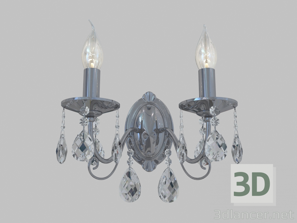 3D Modell Wandlampe (10802A) - Vorschau