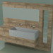 modello 3D Sistema arredo bagno (D13) - anteprima