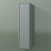 3d model Armario de pared con 1 puerta (8BUACCD01, 8BUACCS01, Silver Grey C35, L 24, P 24, H 96 cm) - vista previa