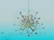 Chandelier with tulips