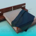 3D Modell Bett - Vorschau