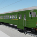 3d Electric train ED2T model buy - render