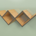 3d model Bookshelf Woo Shelf (marrón oscuro) - vista previa