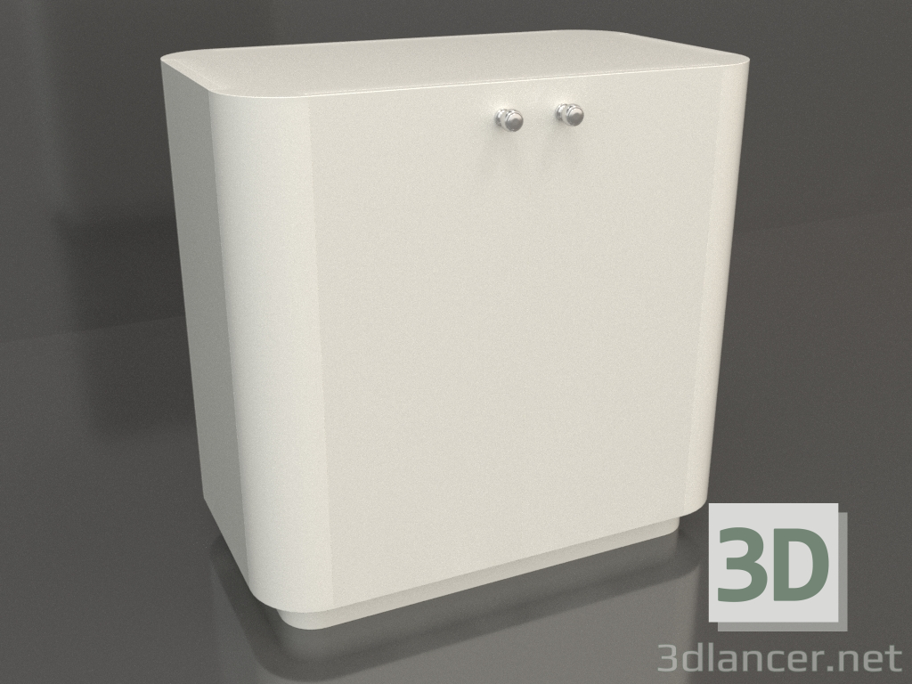 3d model Cabinet TM 031 (660x400x650, white plastic color) - preview