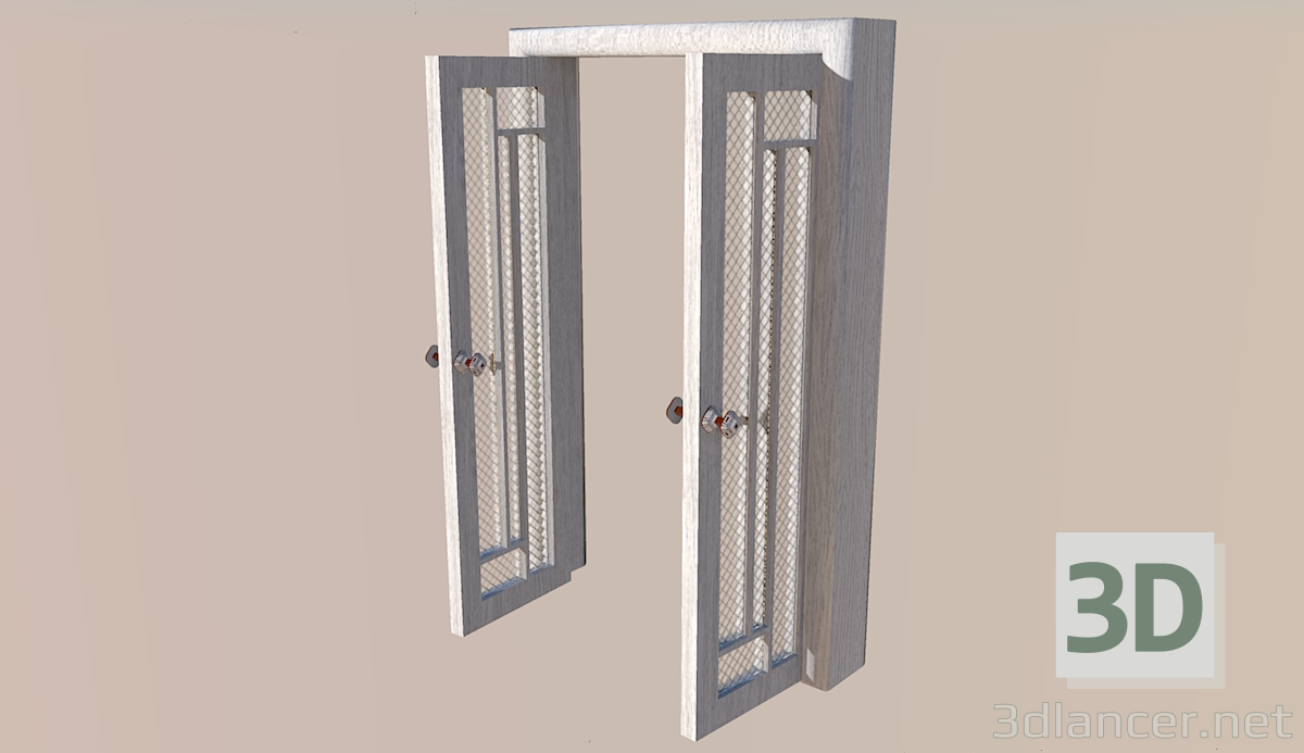 modèle 3D Porte - preview