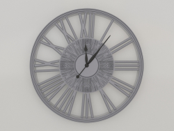 Horloge murale GRACEFUL (argent)