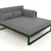 3D Modell XL-Modulsofa, Abschnitt 2 rechts, hohe Rückenlehne (Flaschengrün) - Vorschau