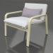 3d model Armchair (Gold) - preview