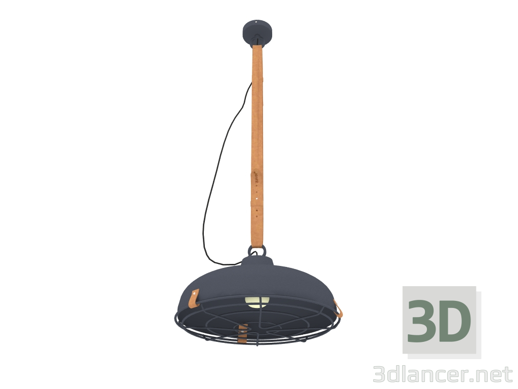 modèle 3D Lampe suspendue Dek 51 (Anthracite) - preview