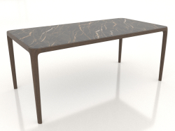 Стол Касаури с керамогранитом 1800х900 мм (Walnut dark, вариант 2)