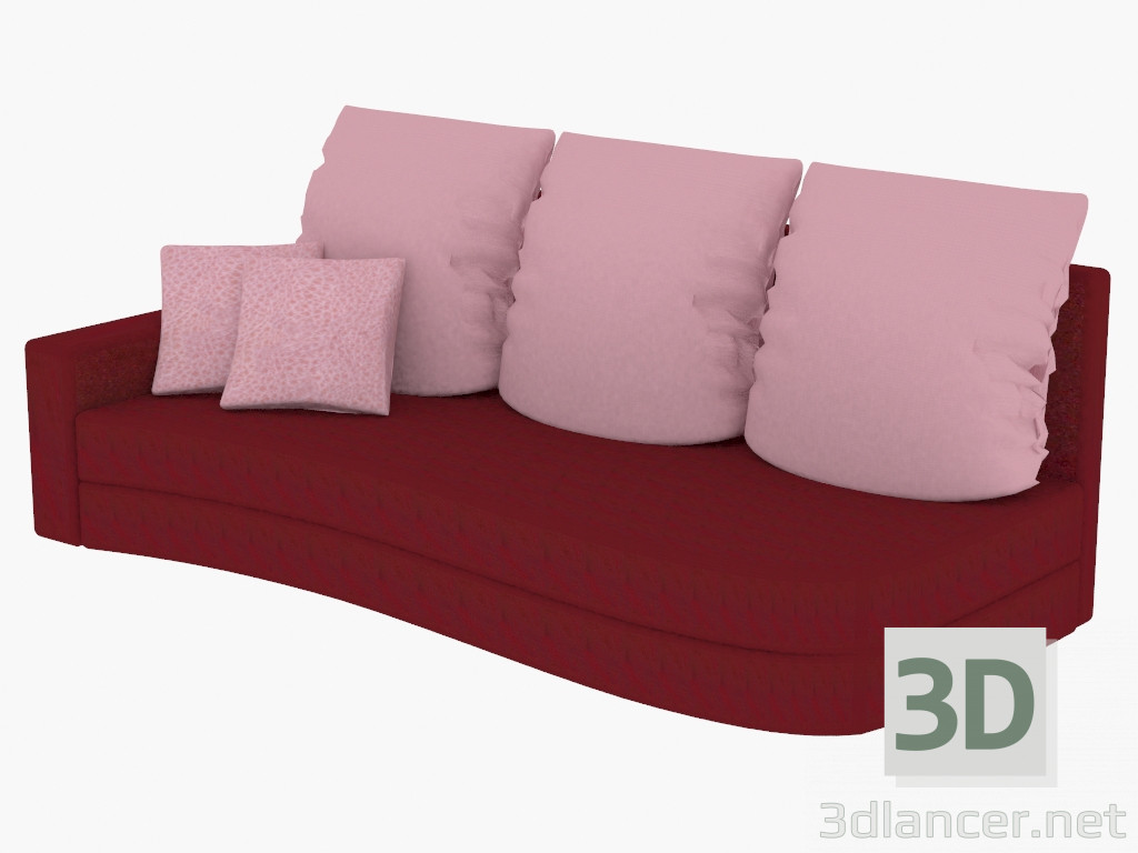 3d model Sofá Miami - vista previa